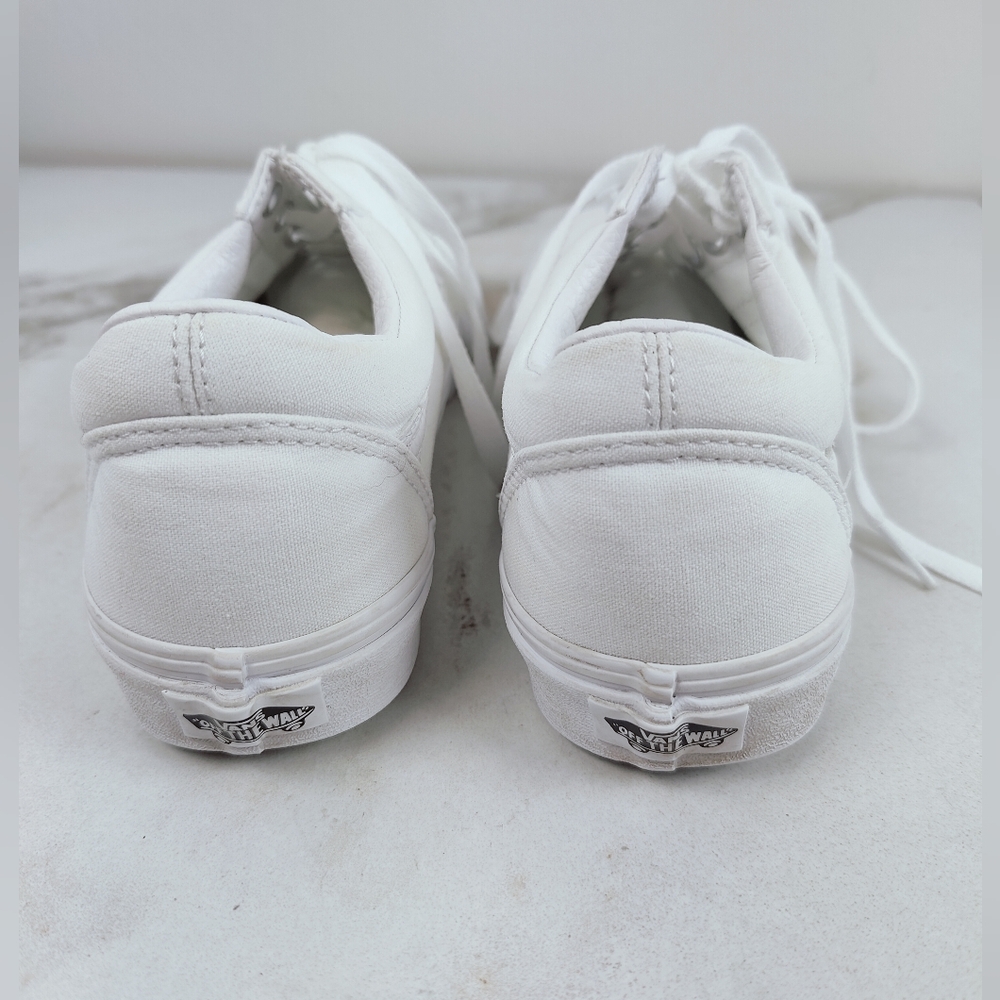 Vans Women's White Sneakers - Picture 6 of 13